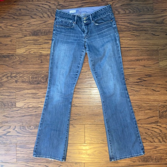 GAP 1969 Perfect Boot Dark Denim Jeans (Size: 28/6r Women’s) - Picture 1 of 5